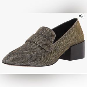 Vince Camuto Adealia Womens Block Heel Snip Toe Loafers